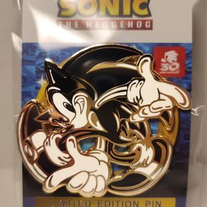 Sonic The Hedgehog Limited Edition 30th Anniversary Enamel Pin Official SEGA